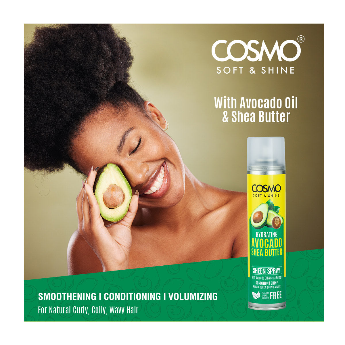 Soft & Shine Hydrating Avocado & Shea Butter Sheen Spray
